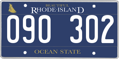 RI license plate 090302