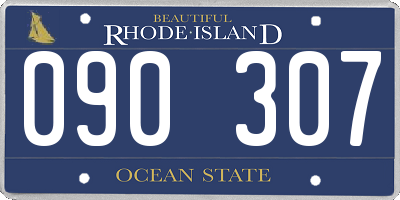 RI license plate 090307