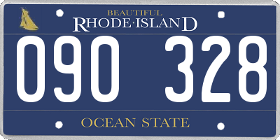 RI license plate 090328