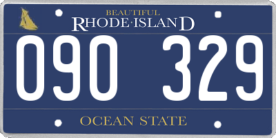 RI license plate 090329