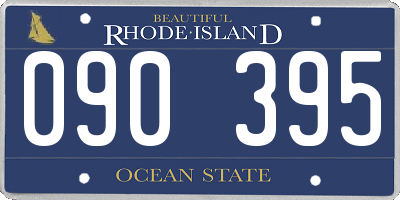 RI license plate 090395