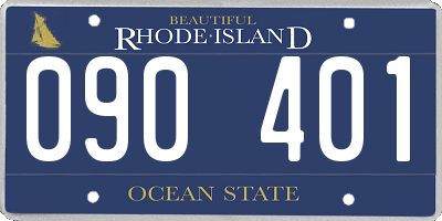 RI license plate 090401