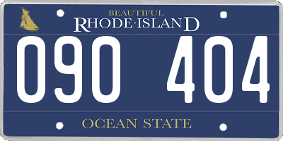 RI license plate 090404