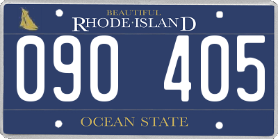 RI license plate 090405