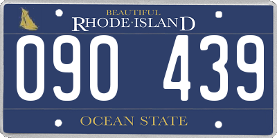 RI license plate 090439