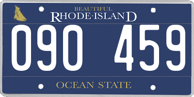 RI license plate 090459