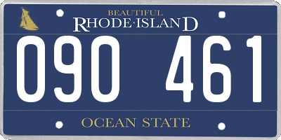 RI license plate 090461