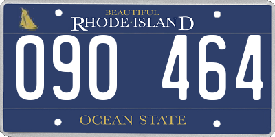 RI license plate 090464