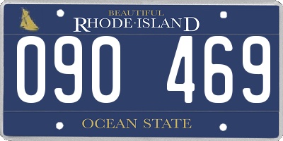 RI license plate 090469