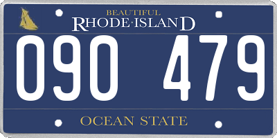 RI license plate 090479