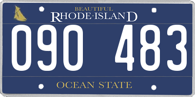 RI license plate 090483