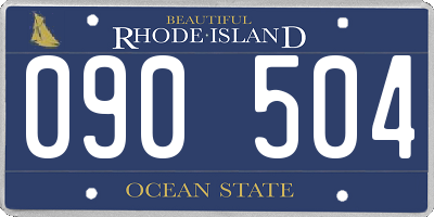 RI license plate 090504