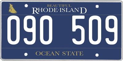 RI license plate 090509