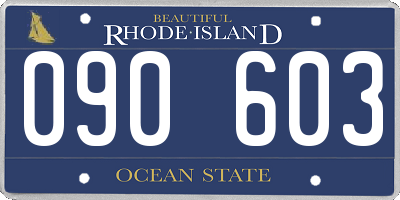 RI license plate 090603