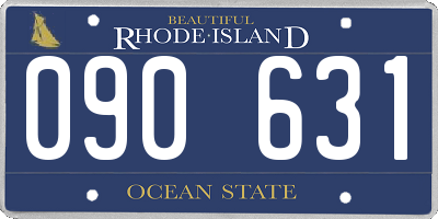 RI license plate 090631