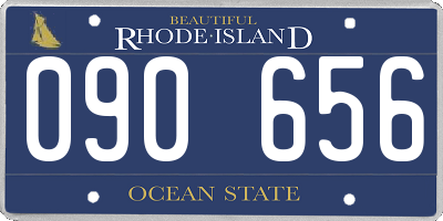 RI license plate 090656