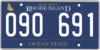 RI license plate 090691