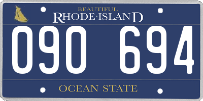 RI license plate 090694