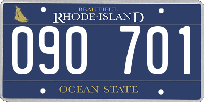 RI license plate 090701