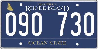RI license plate 090730