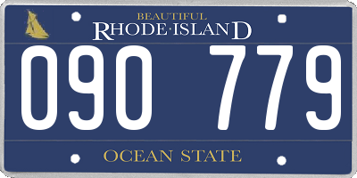 RI license plate 090779