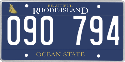 RI license plate 090794