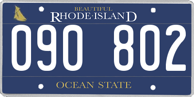 RI license plate 090802