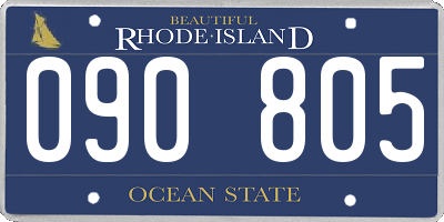 RI license plate 090805
