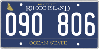 RI license plate 090806