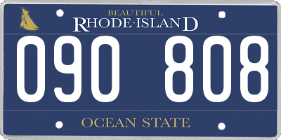 RI license plate 090808