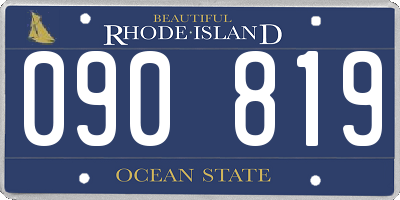 RI license plate 090819