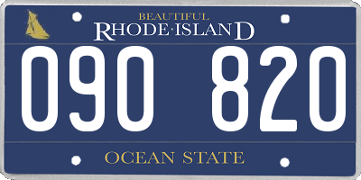 RI license plate 090820