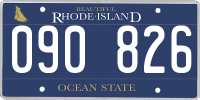 RI license plate 090826