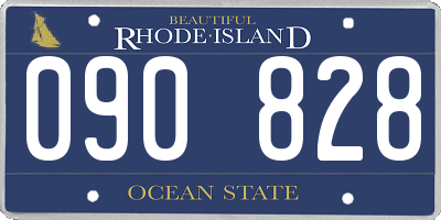 RI license plate 090828