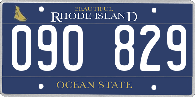 RI license plate 090829