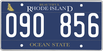 RI license plate 090856