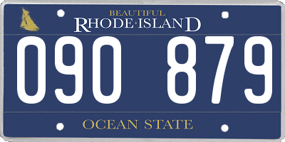 RI license plate 090879