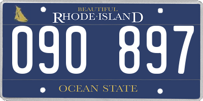 RI license plate 090897