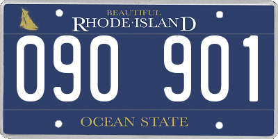 RI license plate 090901