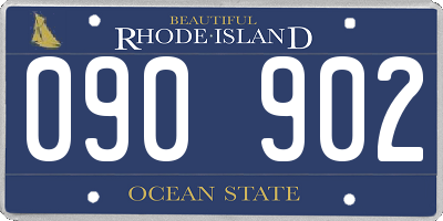 RI license plate 090902