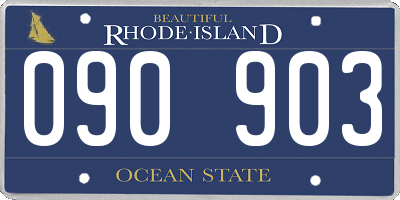 RI license plate 090903