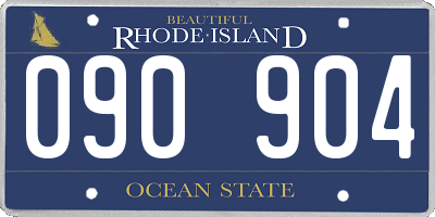 RI license plate 090904