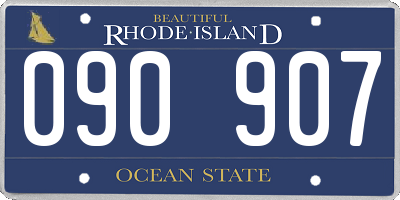 RI license plate 090907