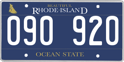 RI license plate 090920