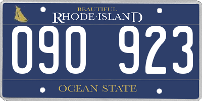 RI license plate 090923
