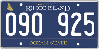 RI license plate 090925