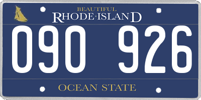 RI license plate 090926