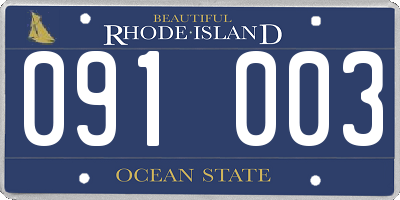 RI license plate 091003