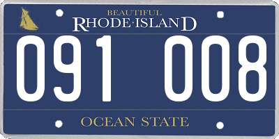 RI license plate 091008