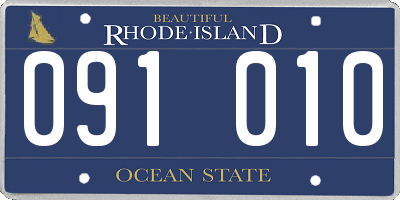 RI license plate 091010